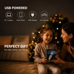 Load image into Gallery viewer, 2-In-1 Galaxy Projector Night Light, USB Starry Sky Night Light Projector for Bedroom, Mini LED Ceiling/Wall Projection Lamp with 360° Rotation, for Kids Adults Gifts (6 Slides)