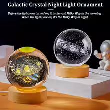 CrystalGlow™ LED Night Lamp