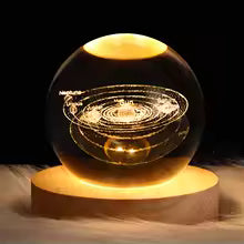 CrystalGlow™ LED Night Lamp