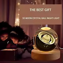 CrystalGlow™ LED Night Lamp