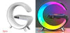 G-Shaped Smart LED Lamp – Wireless Charger & Bluetooth Speaker (Premium)